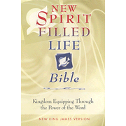 NKJV New Spirit Filled Life Bible, Black Bonded Leather, Thumb Indexed:  Bible: 9780718002008