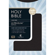 KJV Slimline Bible, Genuine leather, black: 9780785201007
