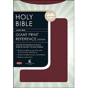more information about NKJV Personal Size Giant Print Reference Bible Burgundy Bonded Leather