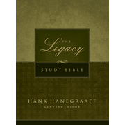 The NKJV Legacy Study Bible, Hardcover: Edited By: Hank Hanegraaff