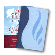 more information about NKJV New Spirit-Filled Life Bible for Women, Imitation leather, blue/blue