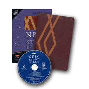 NKJV Study Bible, Second Edition - LeatherSoft Burgundy  Thumb-Indexed: 9780718020842