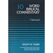 Word Biblical Commentary: 1 Samuel, Volume 10:  Ralph W. Klein: 9780849902093