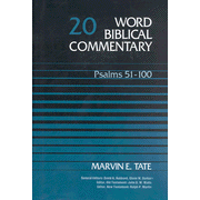 Word Biblical Commentary: Psalms 51-100,  Volume 20:  Marvin E. Tate: 9780849902192