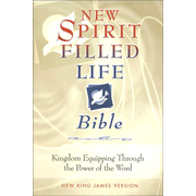NKJV New Spirit Filled Life Bible, Genuine Leather,  British Tan, Indexed: 9780718006181
