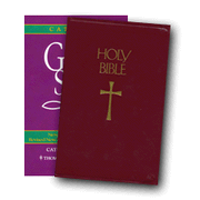 NAB Gift & Study Bible, Leatherflex, burgundy:  Bible: 9780840712929