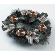Traditional Pine Cone Advent Wreath