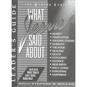 What Jesus Said about, Dialog Series: 9780834112216