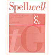 Spellwell C & CC Teacher's Guide and Answer Key:  Nancy Hall: 9780838821893