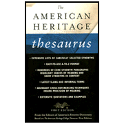 The American Heritage Thesaurus, First Edition:  Houghton Mifflin Company: 9780440242543