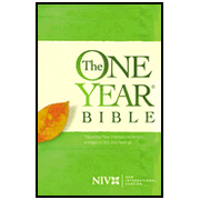 NIV One-Year Bible, softcover: 9780842324519