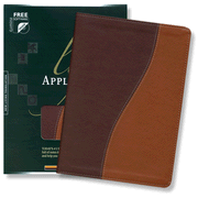 more information about NLT Life Application Bible, Tan/Brown TuTone Imitation Leather