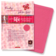 NLT Girls Life Application Study Bible Soft Leather-Look Hot Pink: 9781414302669