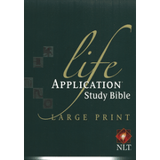 more information about NLT Life Application Study Bible, Large Print Hardcover