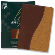 more information about NLT Life Application Study Bible - TuTone brown/ostrich tan