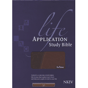 NKJV Life Application Study Bible, Brown/Tan TuTone LeatherLike Imitation Leather: 9781414312934