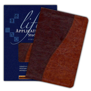 KJV Life Application Study Bible - Personal Size TuTone brown/tan:  Tyndale: 9781414314204