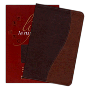 more information about NIV Life Application Study Bible, Personal Size, TuTone Leatherlike brown/tan