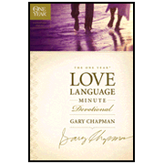 The One-Year Love Language Minute Devotional:  Gary Chapman: 9781414329734