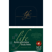 more information about NLT Life Application Study Bible, Personal Size, Limited Anniversary Edition, Hardcover
