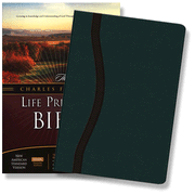 NASB Charles F. Stanley Life Principles Study Bible Teal/Brown Bonded Leather:  Charles F. Stanley: 9781418542030