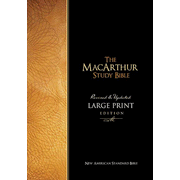 NASB MacArthur Study Bible Large Print Hardcover:  John MacArthur: 9781418542269