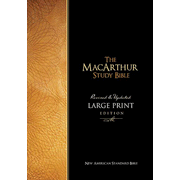 NASB MacArthur Study Bible Large Print Hardcover Thumb-Indexed:  John MacArthur: 9781418542276