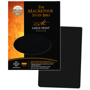 NASB MacArthur Study Bible Large Print Black Bonded:  John MacArthur: 9781418542283