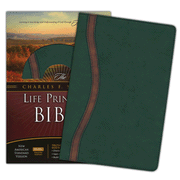 NASB Charles F. Stanley Life Principles Study Bible  Teal/Brown Bonded Leather Thumb-Indexed:  Charles F. Stanley: 9781418542368