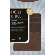 NKJV Ultraslim Bible: Leathersoft Chocolate: 9781418543211