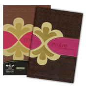 more information about NCV Revolve Devotional Bible: The Complete Bible for Teen Girls - LeatherSoft/Chocolate, Raspberry & Biscuit