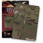 more information about NKJV The American Patriot's Pocket Bible: The Word of God and the Shaping of America - Flexible Cloth/Camo Edition