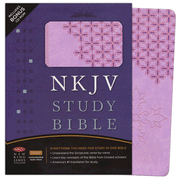 more information about NKJV Study Bible: Second Edition - LeatherSoft/Lavender