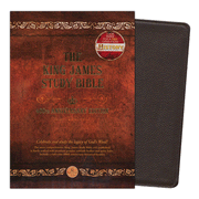 more information about The King James Study Bible, 400th Anniversary Edition--genuine leather, brown