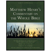 Matthew Henry's Commentary on the Whole Bible:  Matthew Henry: 9781598562750