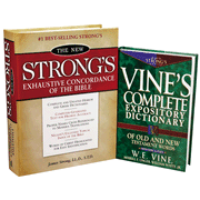 Vines/Strong's Reference Set, 2 Volumes:  James Strong, W.E. Vine