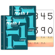 Saxon Math 1, Student Work Kit & Fact Cards: 9780939798810