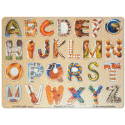 Alphabet Art Peg Puzzle:  Melissa & Doug
