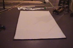Cloth stretched on